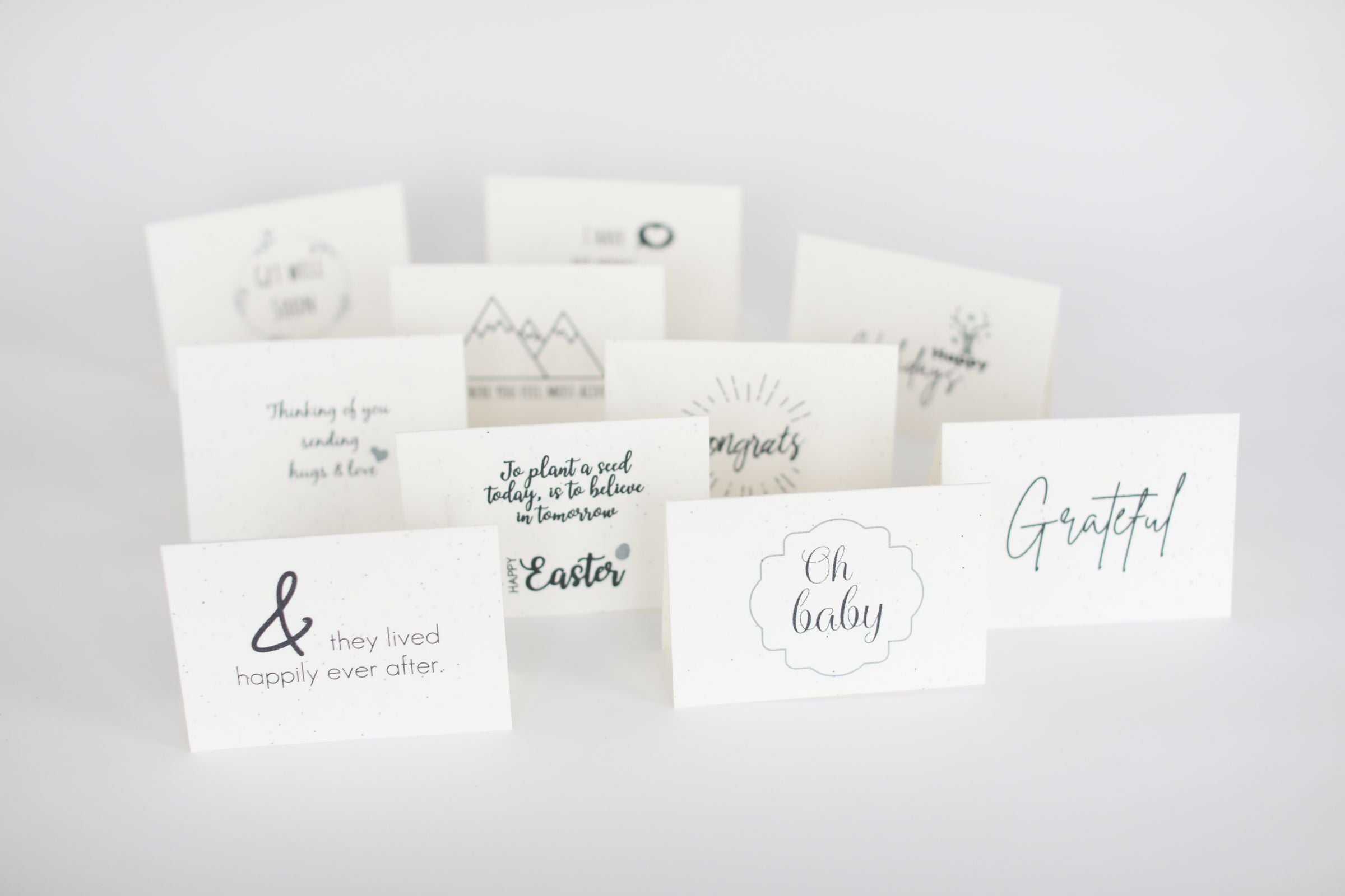 Seeded Greeting Cards - 10 Pack Assorted